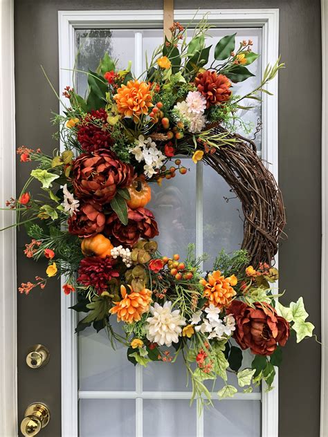 wreath 20|outdoor fall wreaths 20 inch.